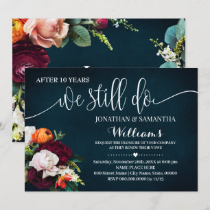 Convite Marinho De Vinho Ainda Fazemos Aniversário De Cas