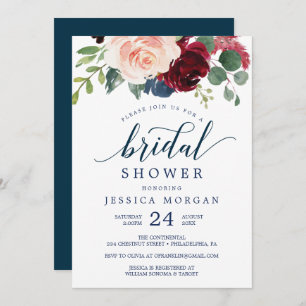 Convite Marinho e Chá de panela da Borgonha