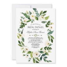 Marinho Floral Branco Elegante Chá de panela Azul