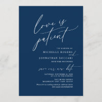 Marinho Mínimo, Amor no paciente, casamento adiado