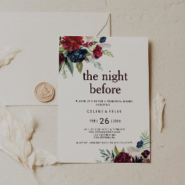 Convite Marinho Turvo Moderno Escamoteou A Noite Antes