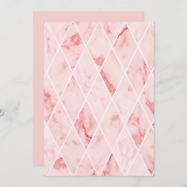 Convite mármore (Frente/Verso)