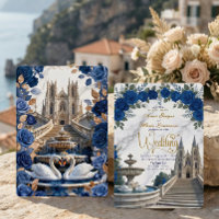 Mármore Dourado Falso e Rosa Catedral Azul Real