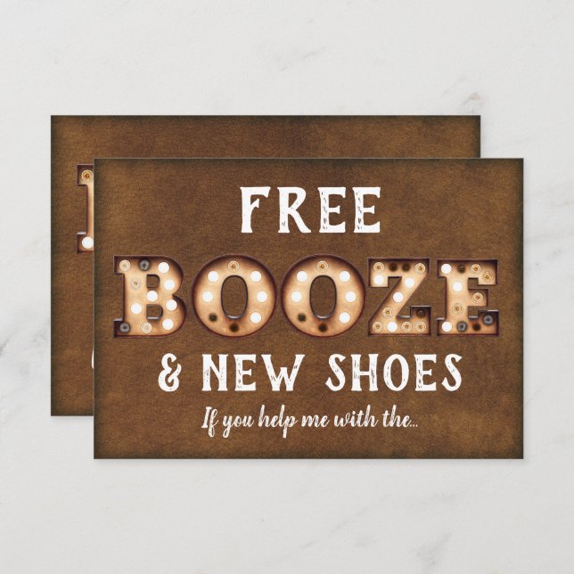 Convite Marquey, você será minha melhor placa de homem (Frente/Verso)