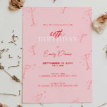 Convite Martini branco desenhado martini 60ª Festa de aniv<br><div class="desc">Este convite de aniversário branco é perfeito para uma 60ª festa de aniversário com borda retrorreflectora desenhada à mão. Para personalização mais avançada deste design, por exemplo, alteração do layout, da fonte ou do tamanho do texto, clique no botão "PERSONALIZAR" acima. Por favor, entre em contato comigo para qualquer pergunta!...</div>