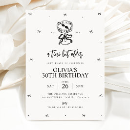 Convite Martini Pensou Que O Aniversário Convidava, Um Pou