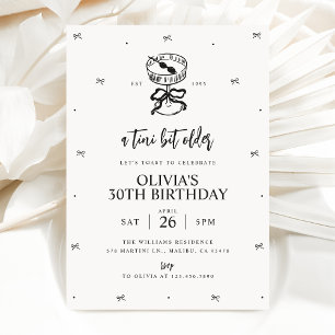 Convite Martini Pensou Que O Aniversário Convidava, Um Pou