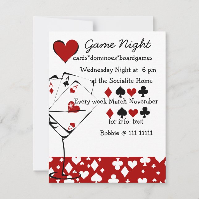 Convite Martini Suit (Frente)