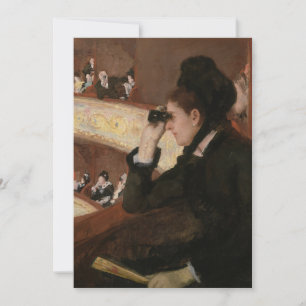 Convite Mary Cassatt - No camarote