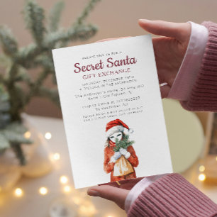 Convite Máscara Anônima I Papais noeis Secretos Festa de N