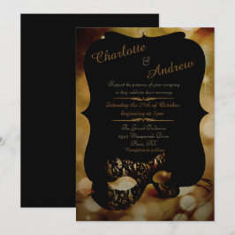 Convite Máscara do ouro