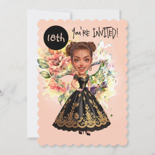 Convite Mascarada 18º aniversário da Bash