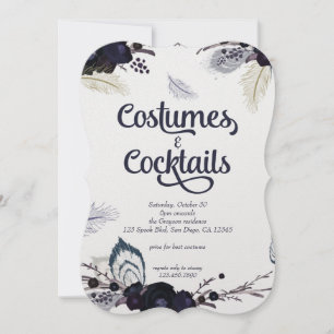 Convite Mascarada Bash de Halloween