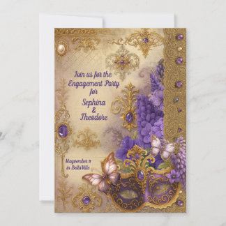 Convite Mascarada Garden Romance | BellaVille Bridal