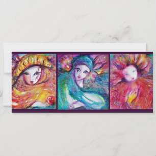 Convite MÁSCARAS EM VERMELHO AZUL AMARELO Vêtor Festa Masc