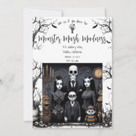 Convite Mash do Monstro do Partido das Bruxas