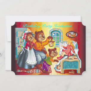 Convite Masha e 3 ursos