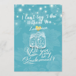 Convite Mason Jar Floral Você Será Meu Casamento De Brides