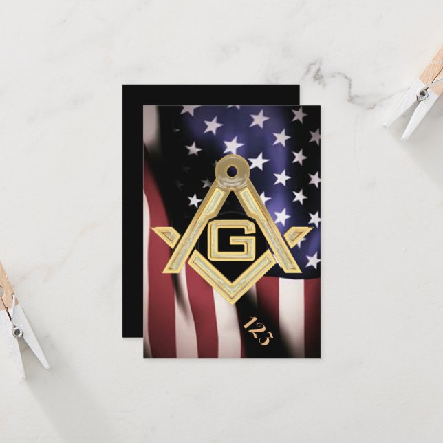 Convite Masonic Ouro Rush (Frente/Verso In Situ)