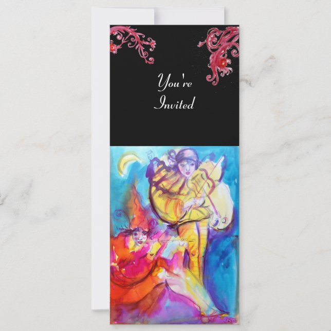 CONVITE MASQUERADE VENEZIANA / NOCTURNO MUSICAL (Frente)