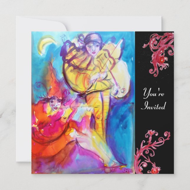 CONVITE MASQUERADE VENEZIANA / NOTURNO MUSICAL (Frente)