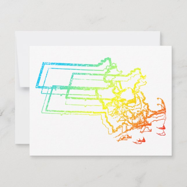 Convite massMassachusetts, relaxe (Frente)