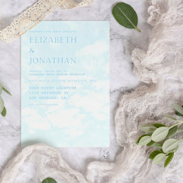 Convite Match Made In Heaven Wedding Reception