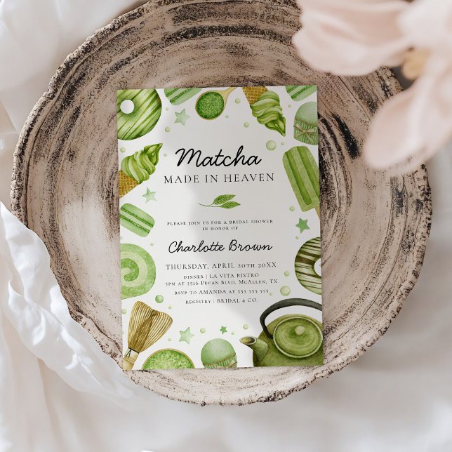 Convite Matcha feita no Chá de panela do Céu (Criador carregado)