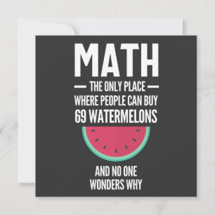 Convite Matemática. Engraçado Math Sarcasm Cote Gift