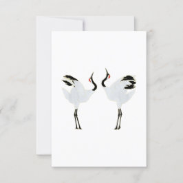 Convite Mating Cranes