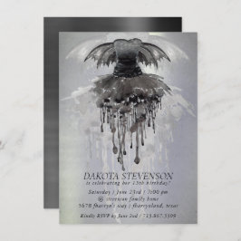 Convite Mau Fairy Gown | Sheen Gótica Black Vampy Rock She