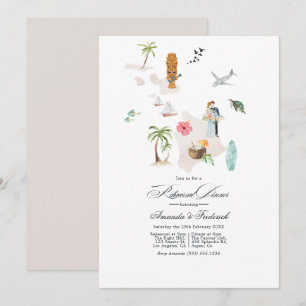 Convite Maui - Janto de Ensaio de Casamento de Destino do