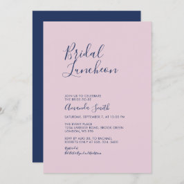 Convite Mauve & Marinho | Almofada Mínima Simples de Brida