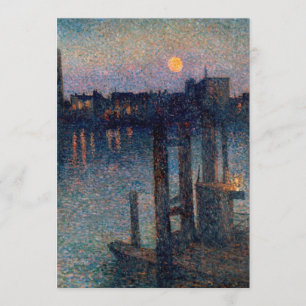 Convite Maximilien Luce Porto de londres
