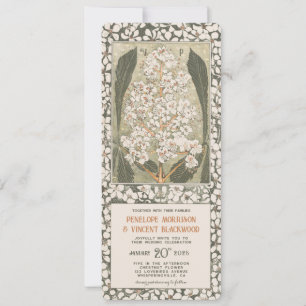 Convite May Chestnut Flower - Casamento vintage