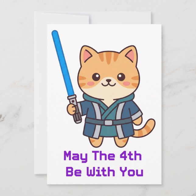Convite May the 4th Be With You (Frente)