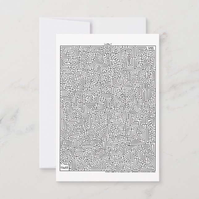 Convite Mayan 1 Maze incrível!Convite (Frente)