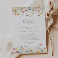 Meadow Wildflower BabyQ Barbecue Chá de fraldas