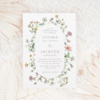 Meadow Wildflower Delicate Wedding