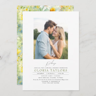 Convite Meadow Wildflower Summer Boho Foto do Chá de panel