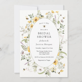 Convite Meant to Bee Bridal Shower | Floral Garden