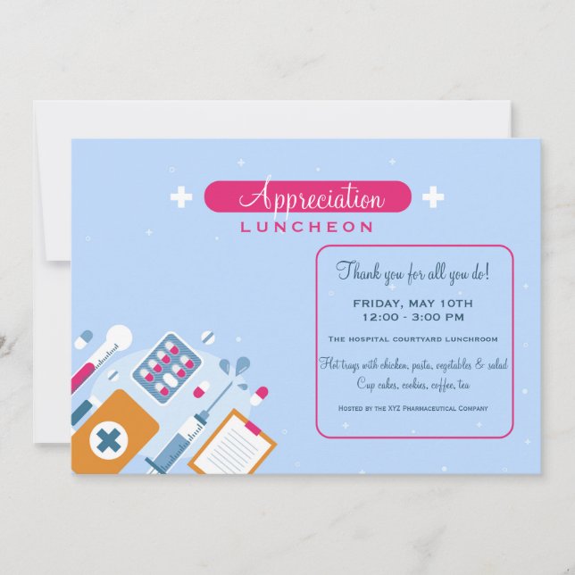 Convite Medical Luncheon (Frente)