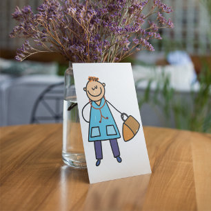 Convite Médico Infantil Personagem Médico Infantil