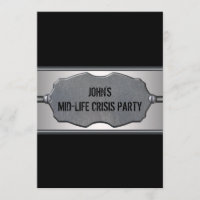 Médio Life Crises Mans Party