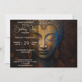 Convite Meditação espiritual Buda