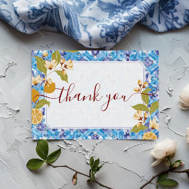 Convite Mediterranean Lemon Amalfi Coast Baby Shower