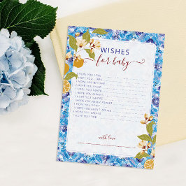Convite Mediterranean Lemon Amalfi Coast Baby Shower