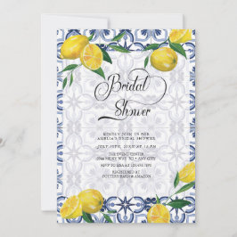 Convite Mediterrâneo | Limão | CHÁ DE PANELA