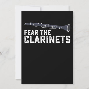 Convite Medo Clarinets Clarinetista Clarinet