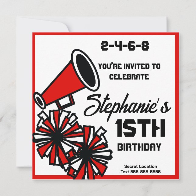 Convite Mega Cheer: #6 (Frente)